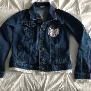 Up-cycled Jean jacket